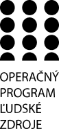 Logo Operačné programu ľudské zdroje